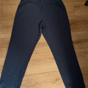 Eddie Bauer thin trail pants, great for wind breaking